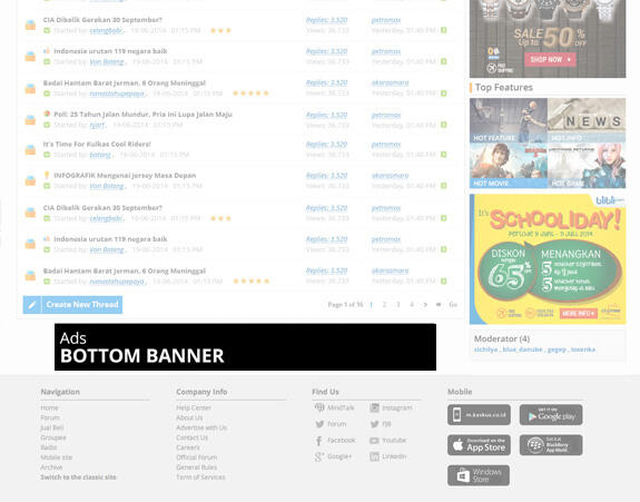 Ads Inventory Forum (Thread List)